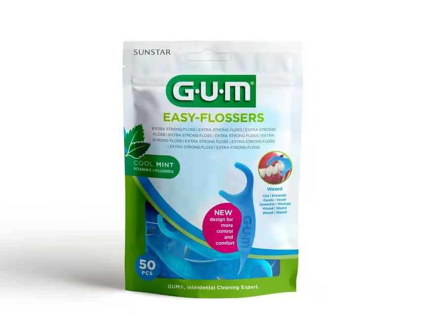 GUM EasyFlossers Dental floss clip 50 pcs