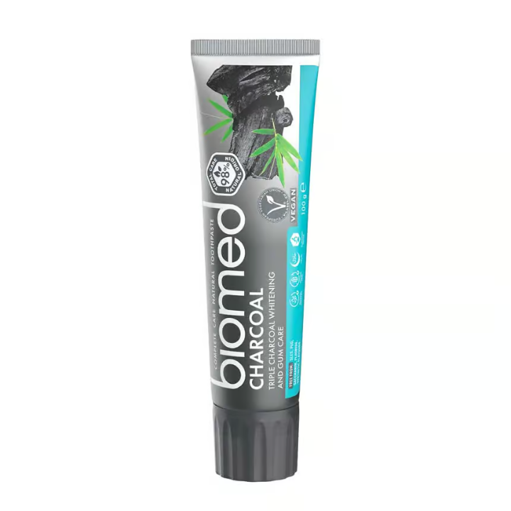 Biomed Charcoal Toothpaste Hydroxyapatite 100g