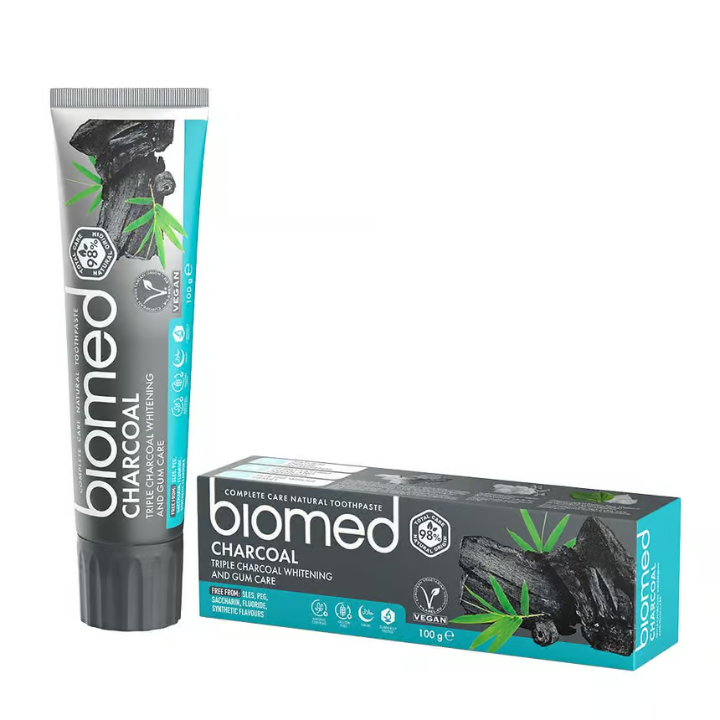 Biomed Charcoal Toothpaste Hydroxyapatite 100g