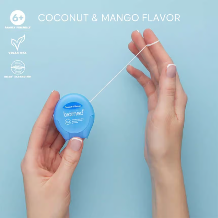 Biomed Coconut & Mango Dental Floss 50m 1 pc