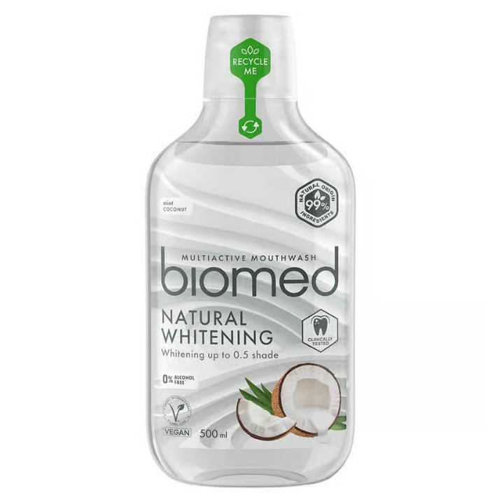 Biomed Natural Whitening Mouthwash 500 ml
