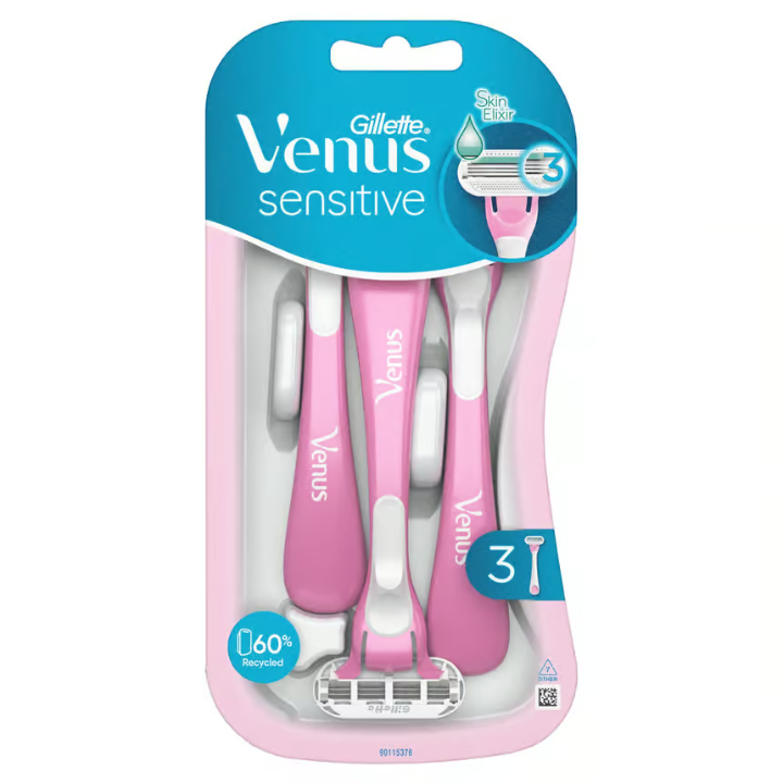 Gillette Venus Sensitive Disposable Razors 3 pcs