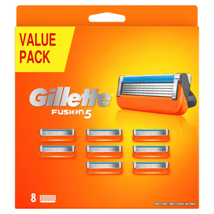 Gillette Fusion5 Razor Blades for Men 8 pcs