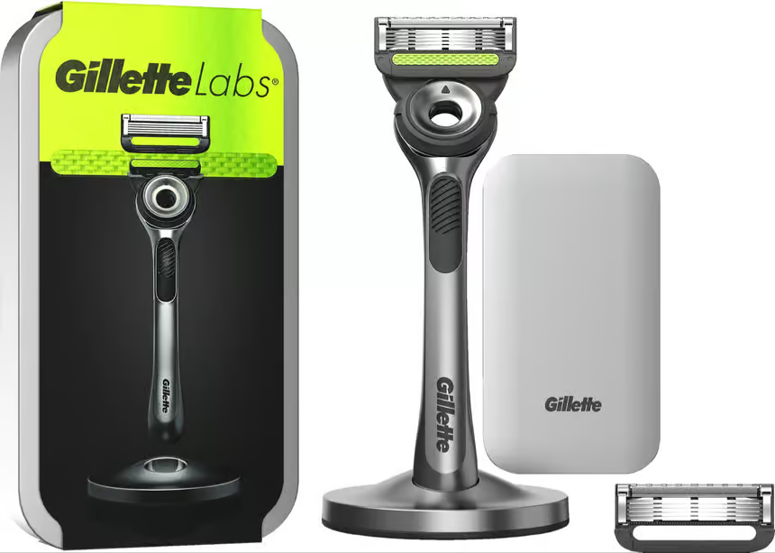 Gillette Labs Razor with Exfoliating Plate, Magnetis