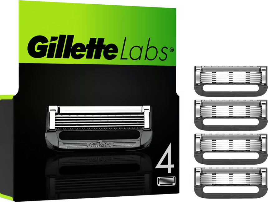 Gillette Labs Razor Blade Refill 4 pcs
