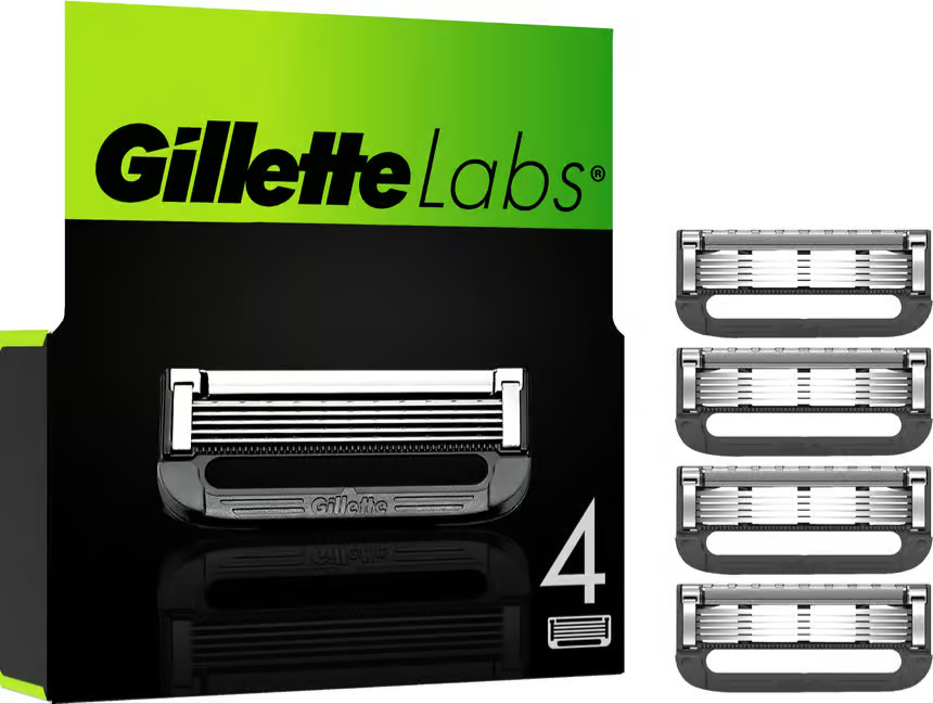 Gillette Labs 剃须刀片补充装 4 件装