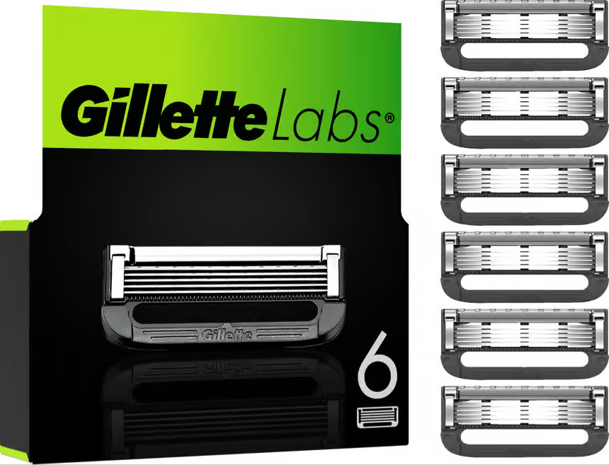 Gillette Labs Razor Blade Refill 6 pcs