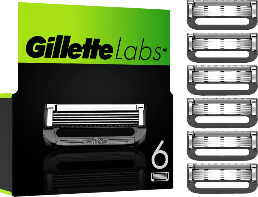 Gillette Labs 剃须刀片补充装 6 件装