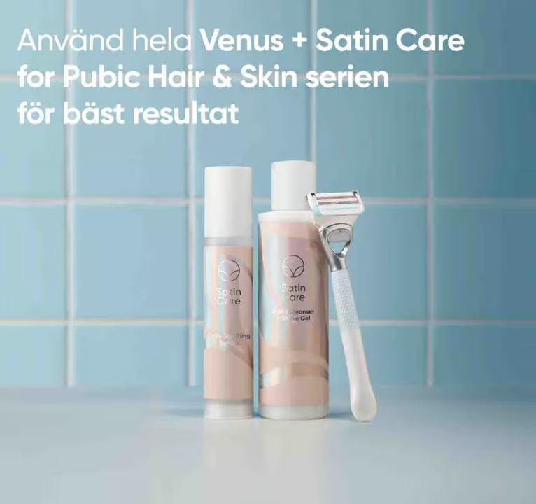 Gillette Venus Satin Care Cleanser & Shave Gel for intimate