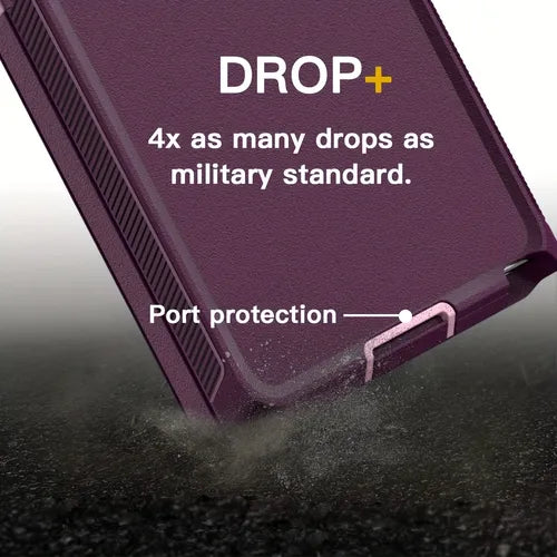 Heavy Duty Drop Protection Full Body Rugged Shockproof/Dust Proof 3-Layer Military Protective Tough Durable Phone Cover For For Samsung Galaxy S23 Ultra