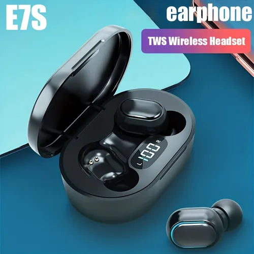 Original E7S Wireless Headset With Mic LED Display Earbuds For IPhone Xiaomi TWS Earphones