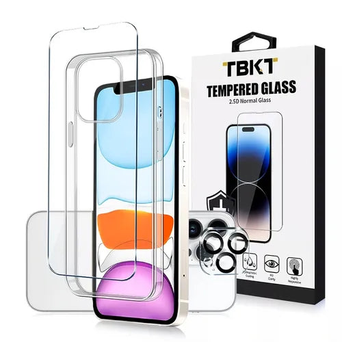 Full Cover Camera Lens,9H 2.5D Tempered Glass Screen Protector & TPU Soft Phone Case For ,iPhone11/11Pro/11Pro Max