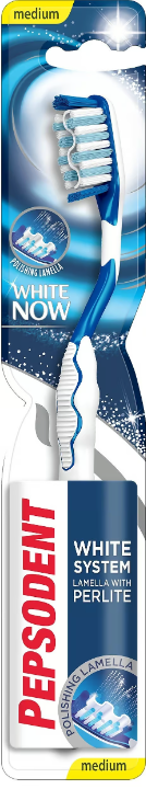 Pepsodent Toothbrush White System Medium 1 pc