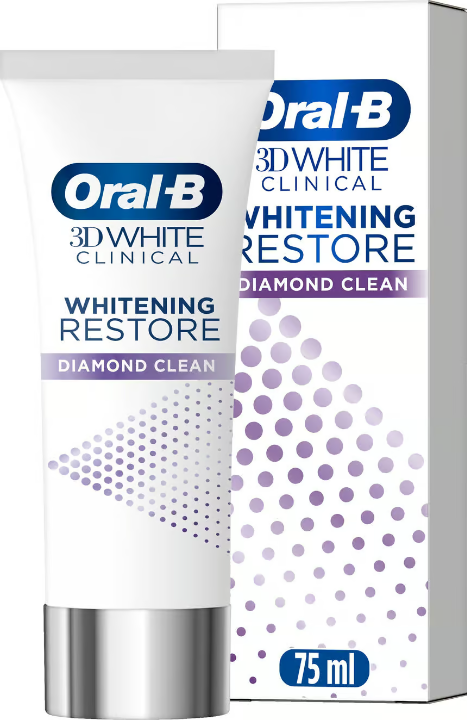 Oral-B 3D White Clinical Diamond Clean Toothpaste 75 ml