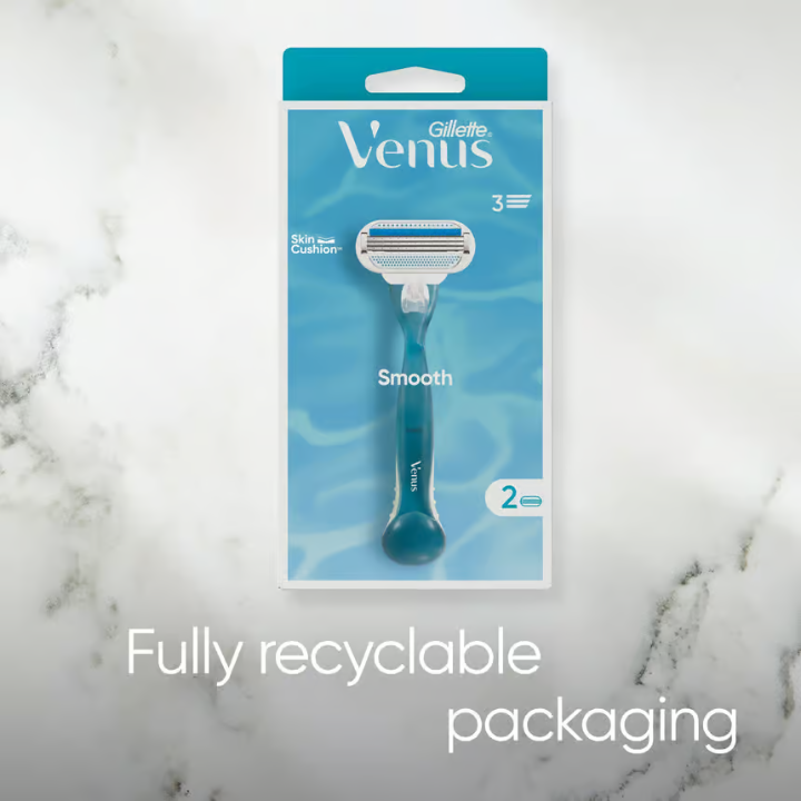 Gilette Venus Smooth razor 2 blades