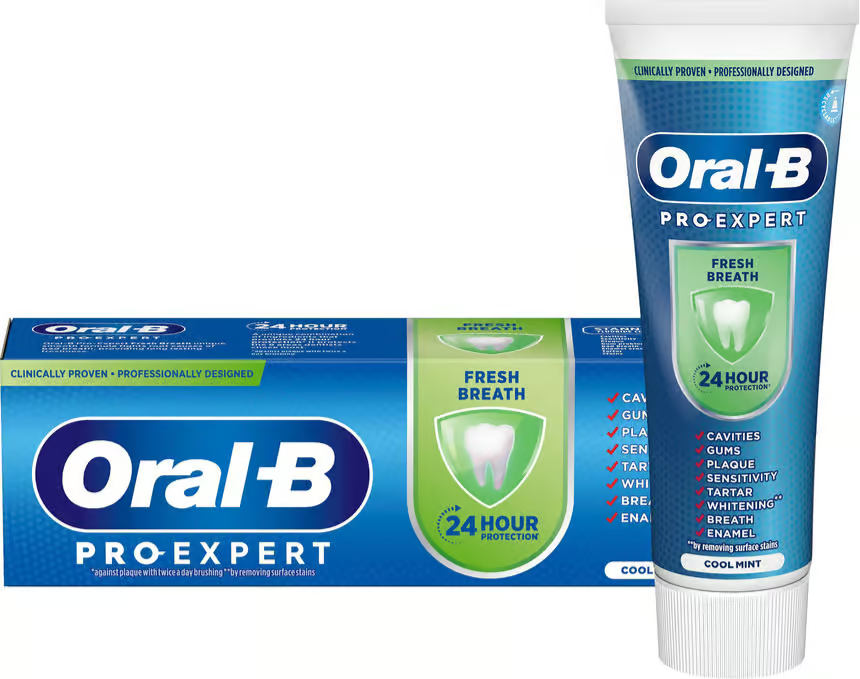 Oral-B Pro-Expert Fresh Breath Toothpaste 75ml