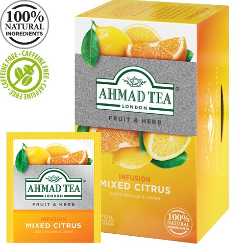 Ahmad Herbal Tea.Mixed Citrus 20 teabags