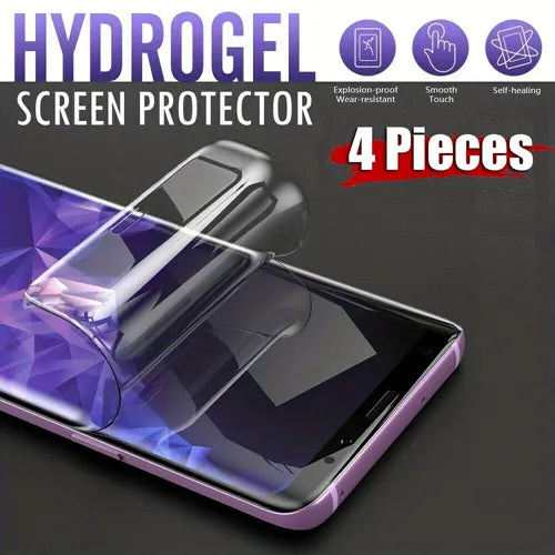 [4pcs] Soft Hydrogel Film, Full Cover Screen Protector For Google Pixel 7 6 5 4 3 3A 4A 5A 6A 6pro 7pro 7A 3XL 4XL PRO XL