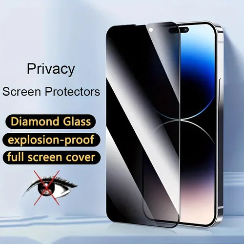 1pc Privacy Screen Protective Glass For IPhone 14 11 12 13 PRO MAX Mini Anti Tempered Glass For Apple IPhone XR XS MAX X 11 Pro Protection Screen Protector 12Pro 11Pro 13Pro 14Pro Plus 14ProMax 13ProMax 12ProMax 11ProMax