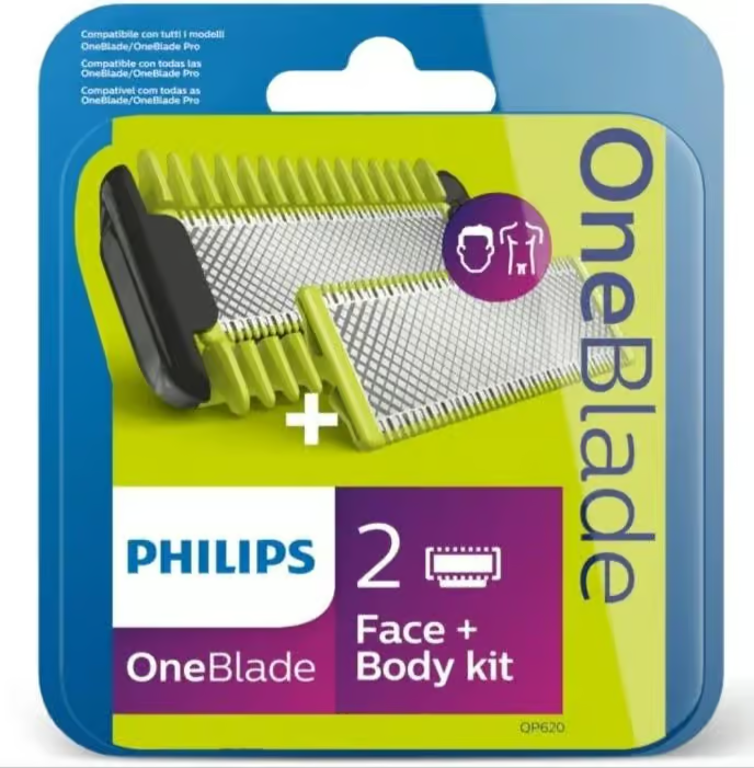 Philips OneBlade Refill Face & Body Kit 2pcs