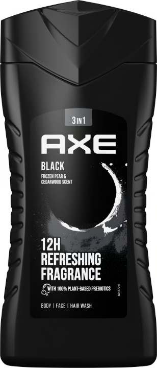 AX Black 3 in 1 Shower Gel 250 ml