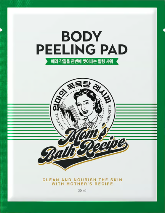 Mom's Bath Recipe Body Peeling Pad 1pc