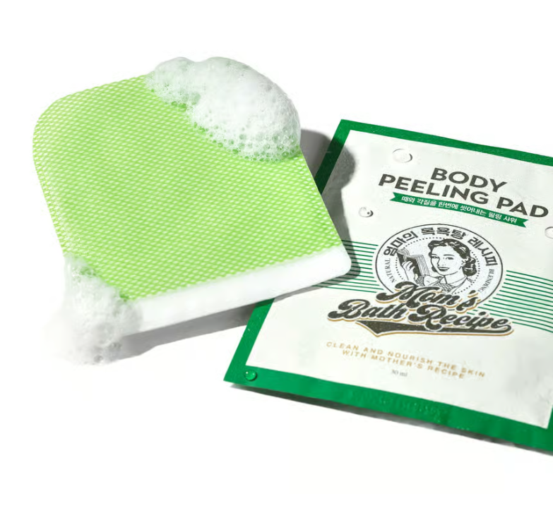 Mom's Bath Recipe Body Peeling Pad 1pc