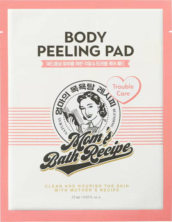 Mom's Bath Recipe Body Peeling Pad Trouble Care 1st