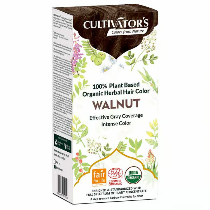 Cultivator's Organic Herbal Hair Color Walnut 1 pc