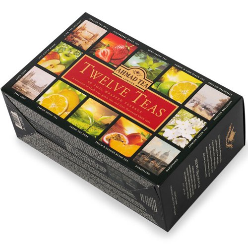 Ahmad Tea Selection. Twelve Teas 60 teabags