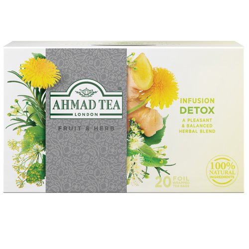 Ahmad Herbal Tea. Detox 20 teabags