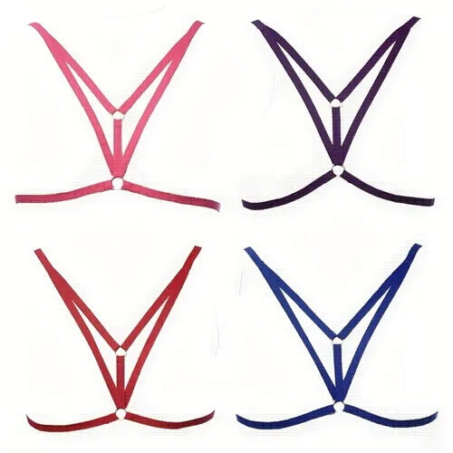 Sexy Chest Harness Belt, Hollow Out Body Suspenders Harness, Women's Sexy Lingerie & Underwear Accessories