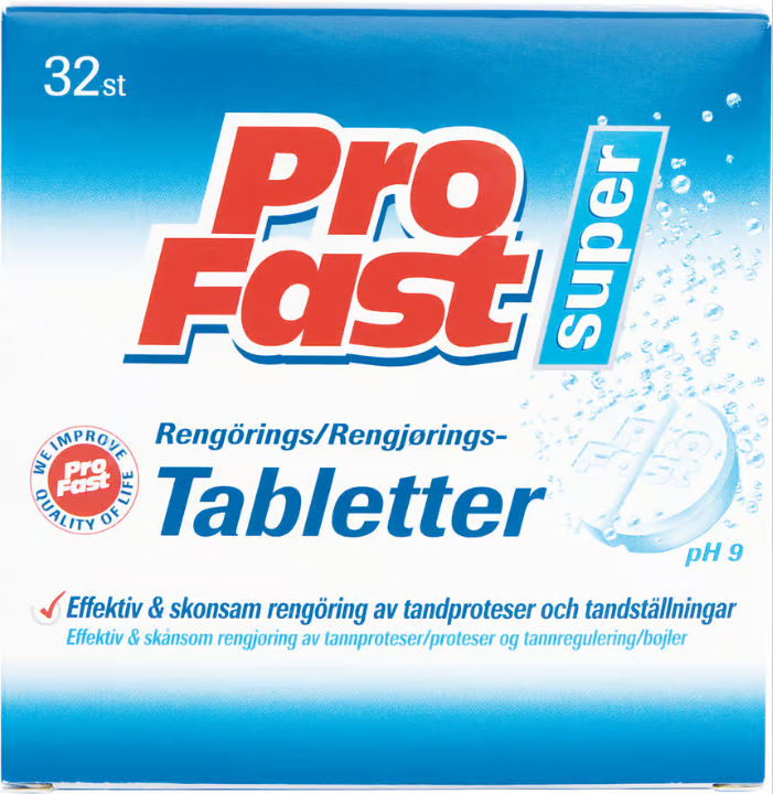 Profast Cleaning tablet for dentures 32 pcs