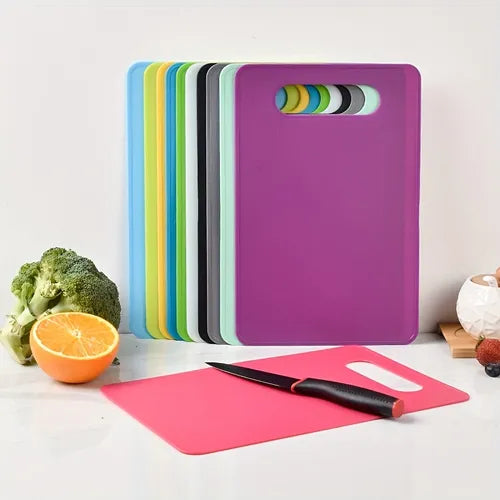 1pc Plastic Cutting Board, Color Fruit And Vegetable Cutting Board, Kitchen Gadgets 28.96cm/18.8cm, Outdoor Camping