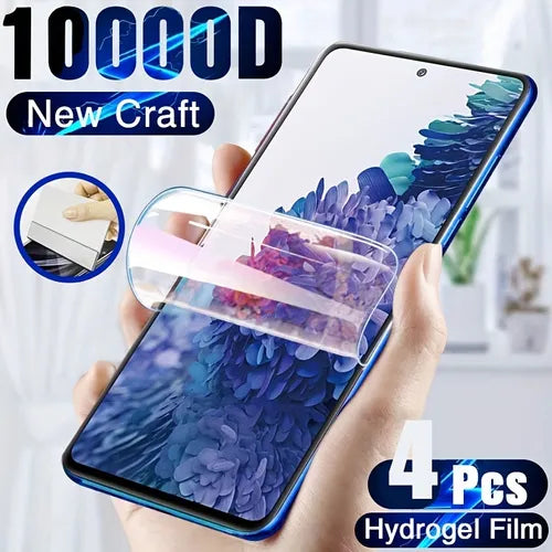 [4 Pieces] Hydrogel Film Screen Protector For Samsung Galaxy S20 S21 S22 S23 S20fe S21fe Plus Note 10 20 Ultra Screen Protector Film