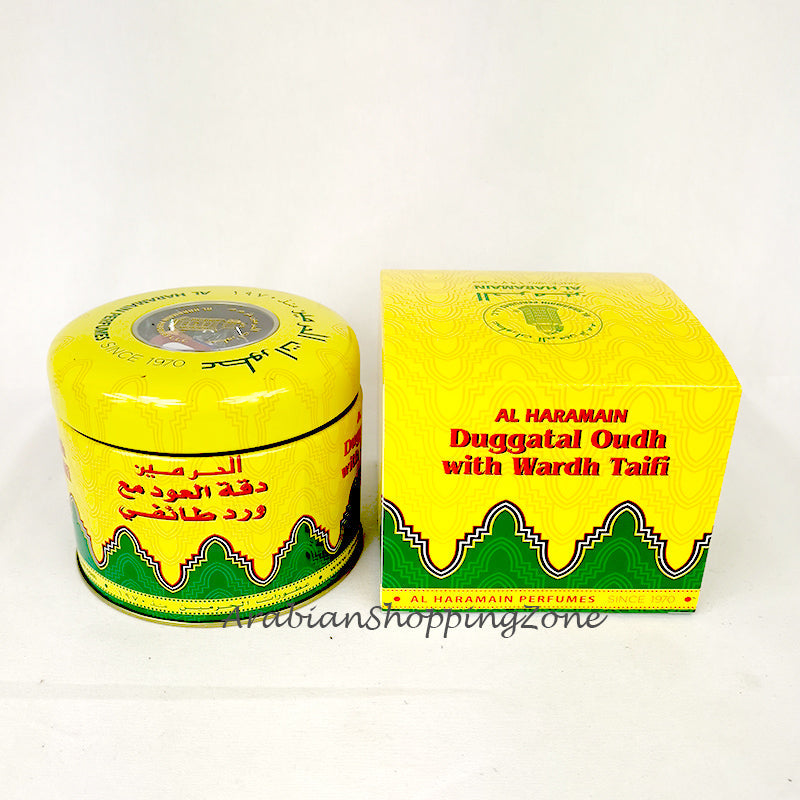 AL Haramain Duggatul Oud Wardh Taifi 100gms