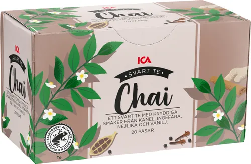 Swedish ICA Chai Black Tea 20 tea bags