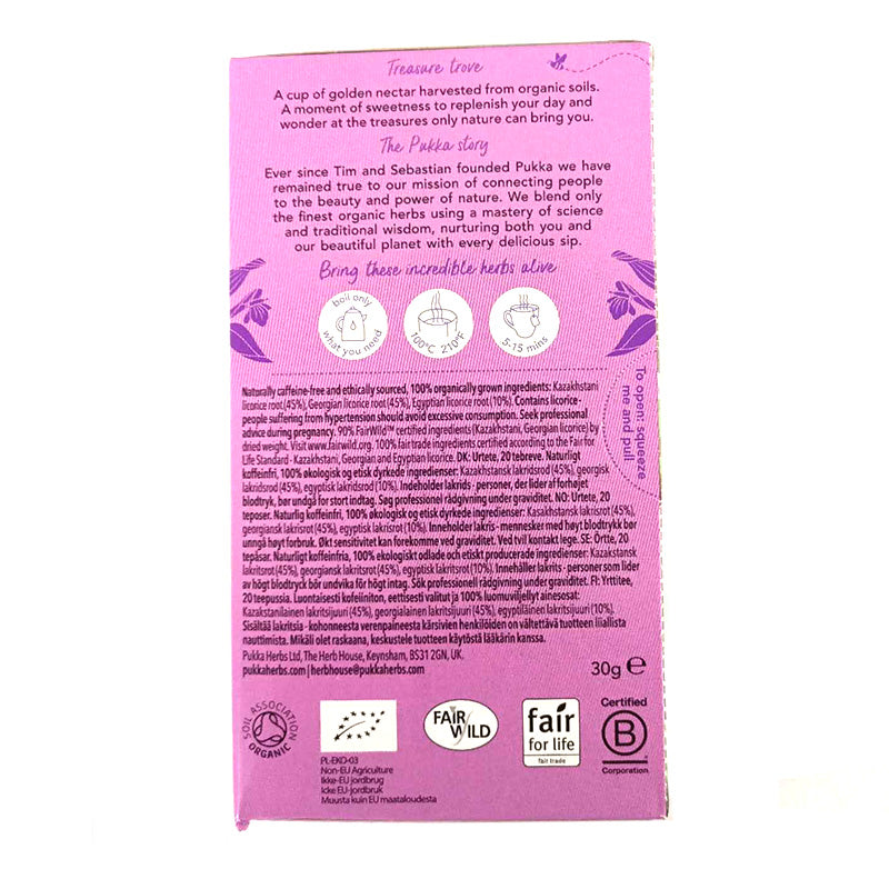 Pukka Three Licorice 20 tea bags