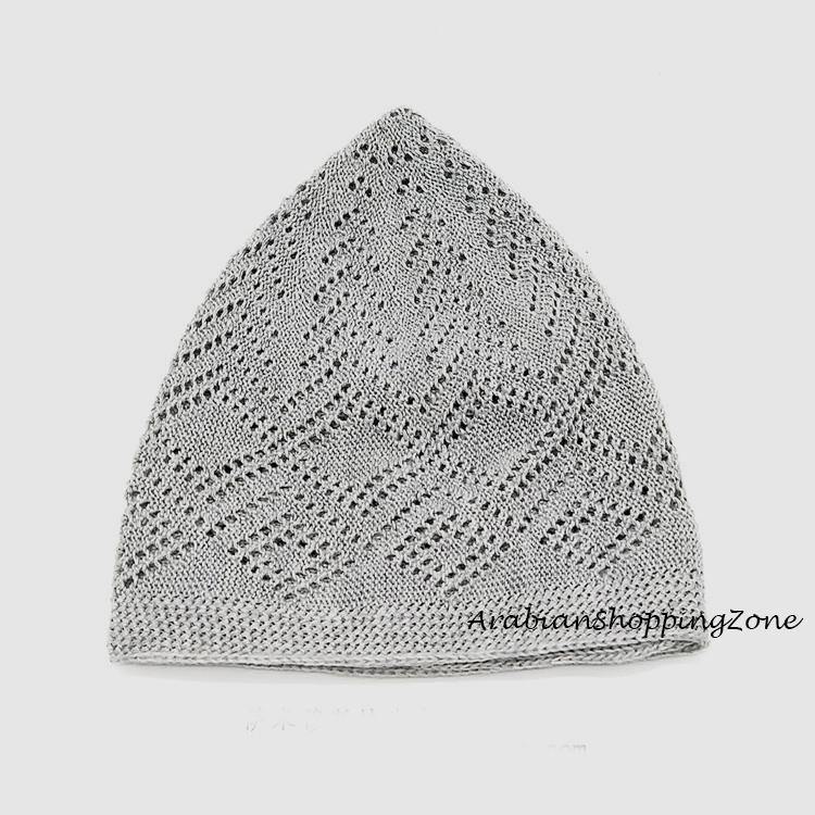 Kofi Topi Tupi Men Knitting Islamic Cap Muslim Hat - Arabian Shopping Zone