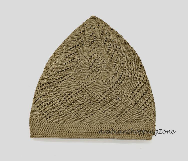 Kofi Topi Tupi Men Knitting Islamic Cap Muslim Hat - Arabian Shopping Zone