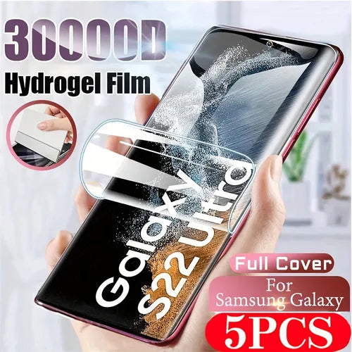 5pcs Tempered Glass 9H Phone Screen Protector Glass Film For Samsung S8/S9/S10E/S10+/S10 5G/S20/S20+/S21/S21+/S22/S22+/S23+/S23 Ultra