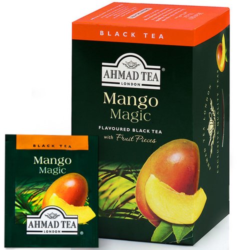 Ahmad Tea Black Fruit Tea. Mango Magic 20bags