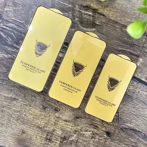 4PCs Gold High Aluminum Anti-fall Shock-resistant Dust-proof High Definition Mobile Phone Screen Protection Film For IPhone X/XS/XR/Xs Max/11/11 Pro/11 Pro Max/12/12 Pro/12 Pro Max/13/13 Pro /13 Pro Max/14/14 Pro/14 Pro Max