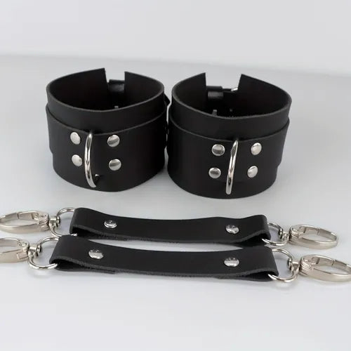 Leather Handcuffs Harness, Punk Rock Body Bondage Harness Strap, Women's Sexy Lingerie & Underwear Accessories