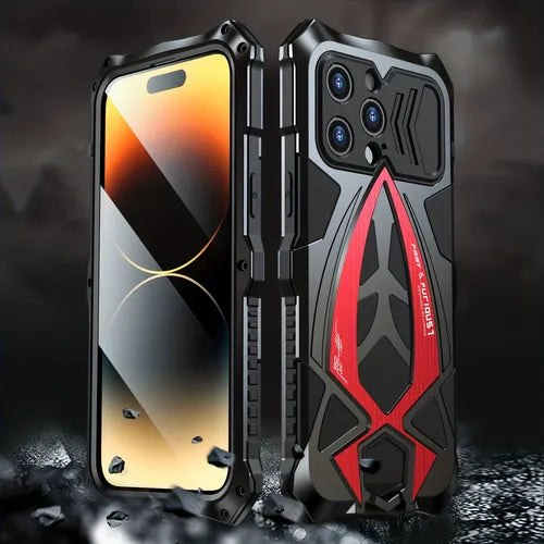 Military Shockproof Full Rugged Cover Shell Skin, Metal Armor Case For IPhone 14 Pro Max Case