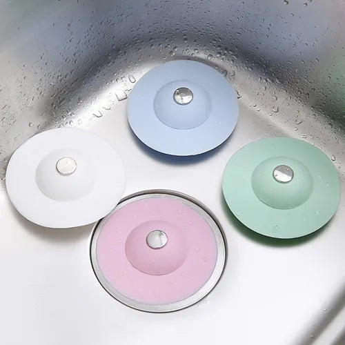 1/2/4pcs Bathtub Stopper, Sink Stopper, Bathtub Drain Hair Catcher, Shower Drain Cover, Tub Sink Drain Strainer, Bathroom Drain Plug, Drain Stopper