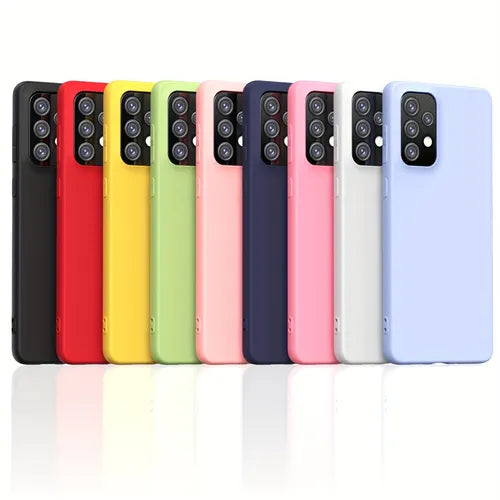 9 Pcs Set, Soft TPU Silicone Case, Shockproof Protective Case For Samsung A13 4G