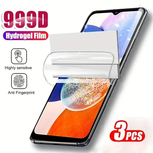 3pcs Hydrogel Film Screen Protector For OPPO A16/A16S /A56/A56S/A17/A17K A57/A57S /A77S For Realme C3/30/C35/C33/C33 2023