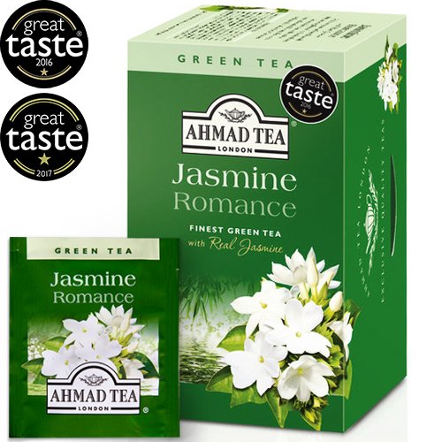 Ahmad Green Classic Tea. Jasmine Romance 20 teabags