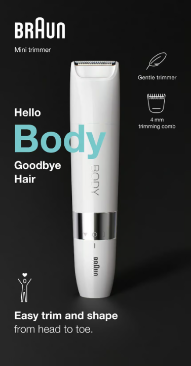 Braun Body BS1000 迷你修剪器 1 件